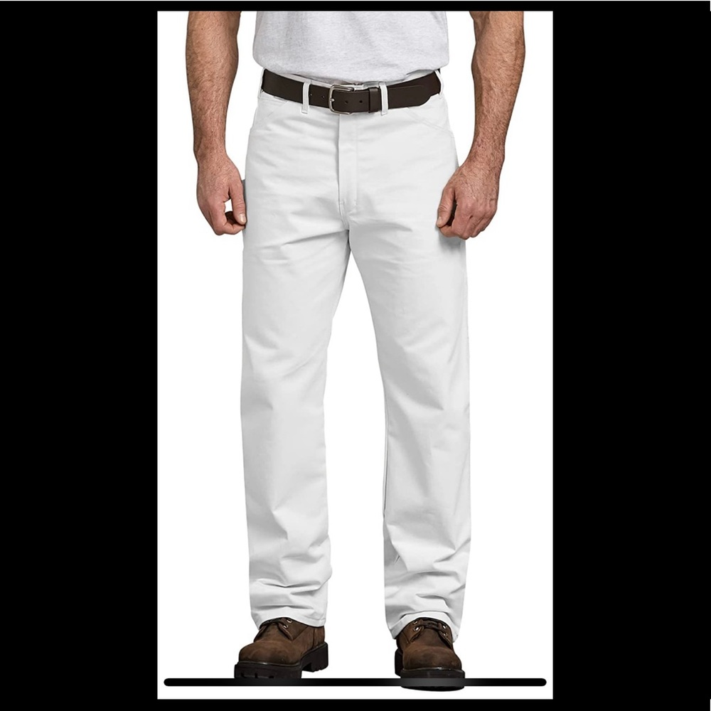 Dickies Relaxed Utility Pant, size 34x30. White. NWT